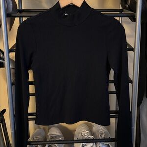 Marine Layer Longsleeve black Mock Neck Top
